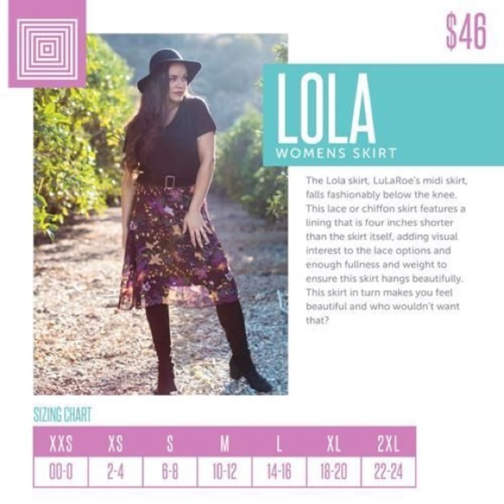 🍄LuLaRoe Gray Lace Midi Skirt - Picture 6 of 6